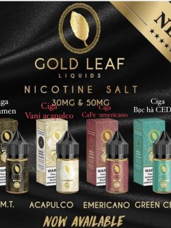 Gold Leaf liquid nicotine saltnic
